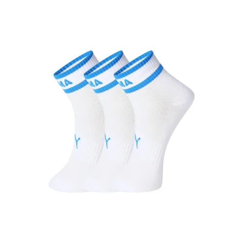 PUMA Mid-Calf Socks Men's 3 Pack White