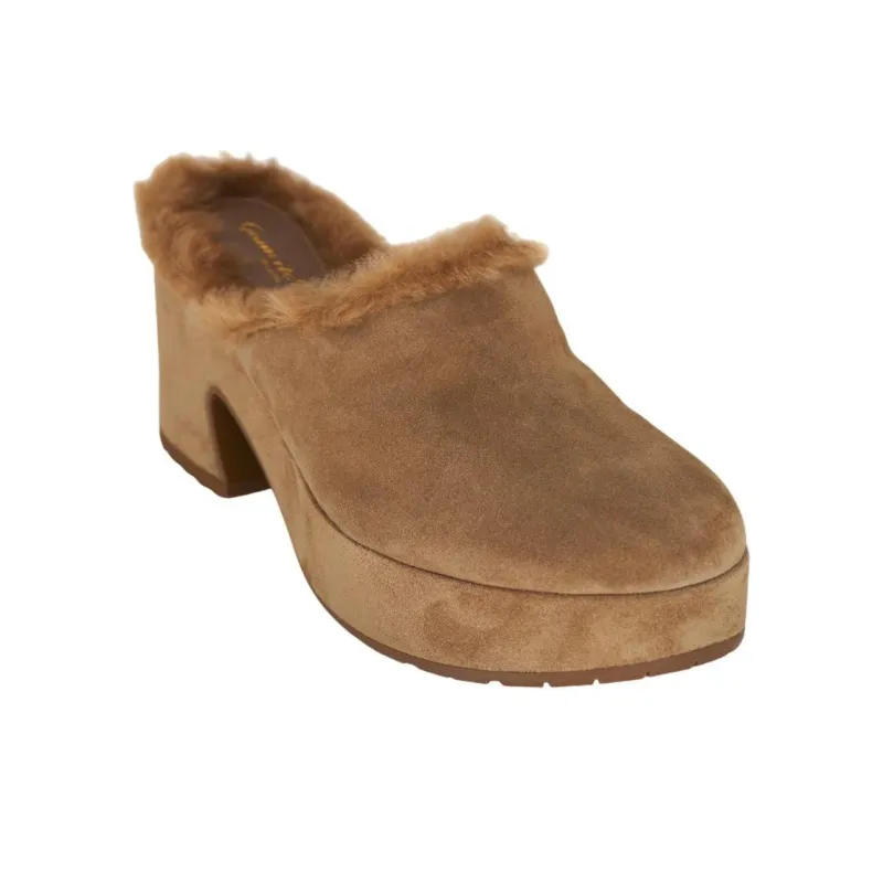 GIANVITO ROSSI Lyss Closed Toe Slippers 5.5cm Women's Brown-2