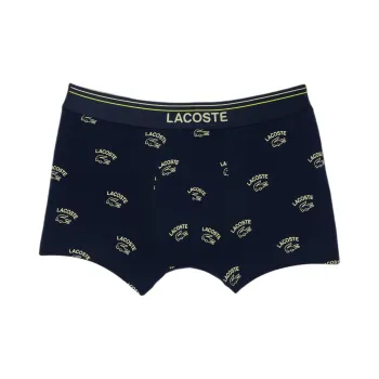 LACOSTE Underpants Men's 1 Pack Marine Blue/Yellow