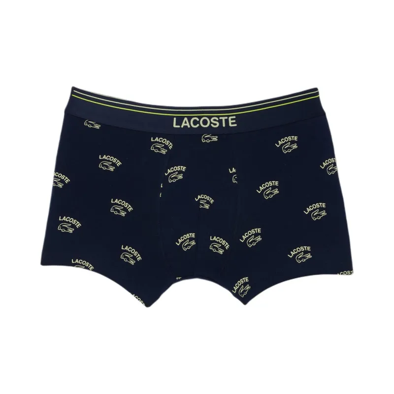LACOSTE Underpants Men's 1 Pack Marine Blue/Yellow-0