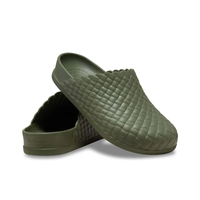 Crocs Dylan Woven Clog Army Green-3
