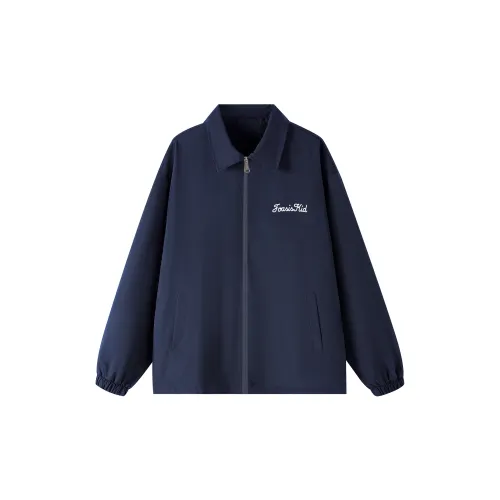 FOASIS Jackets Unisex Navy Blue