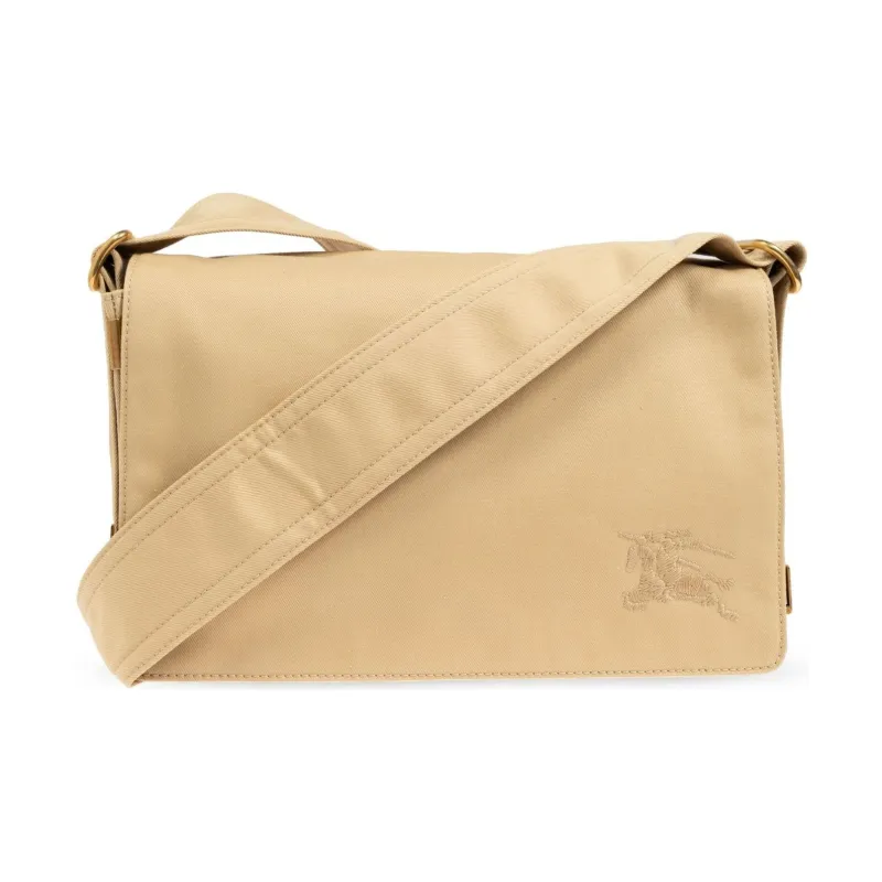 Burberry Recycled Polyester Crossbody Bag, Shoulder Bag Men's Sand Beige Yellow-0