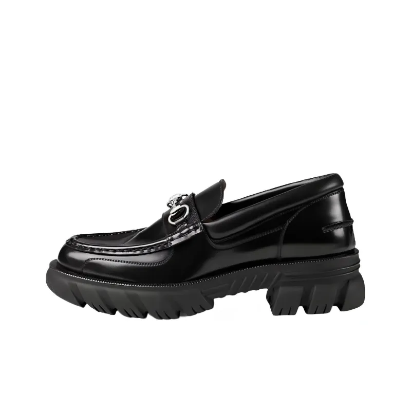 GUCCI Horsebit Loafers Black-0
