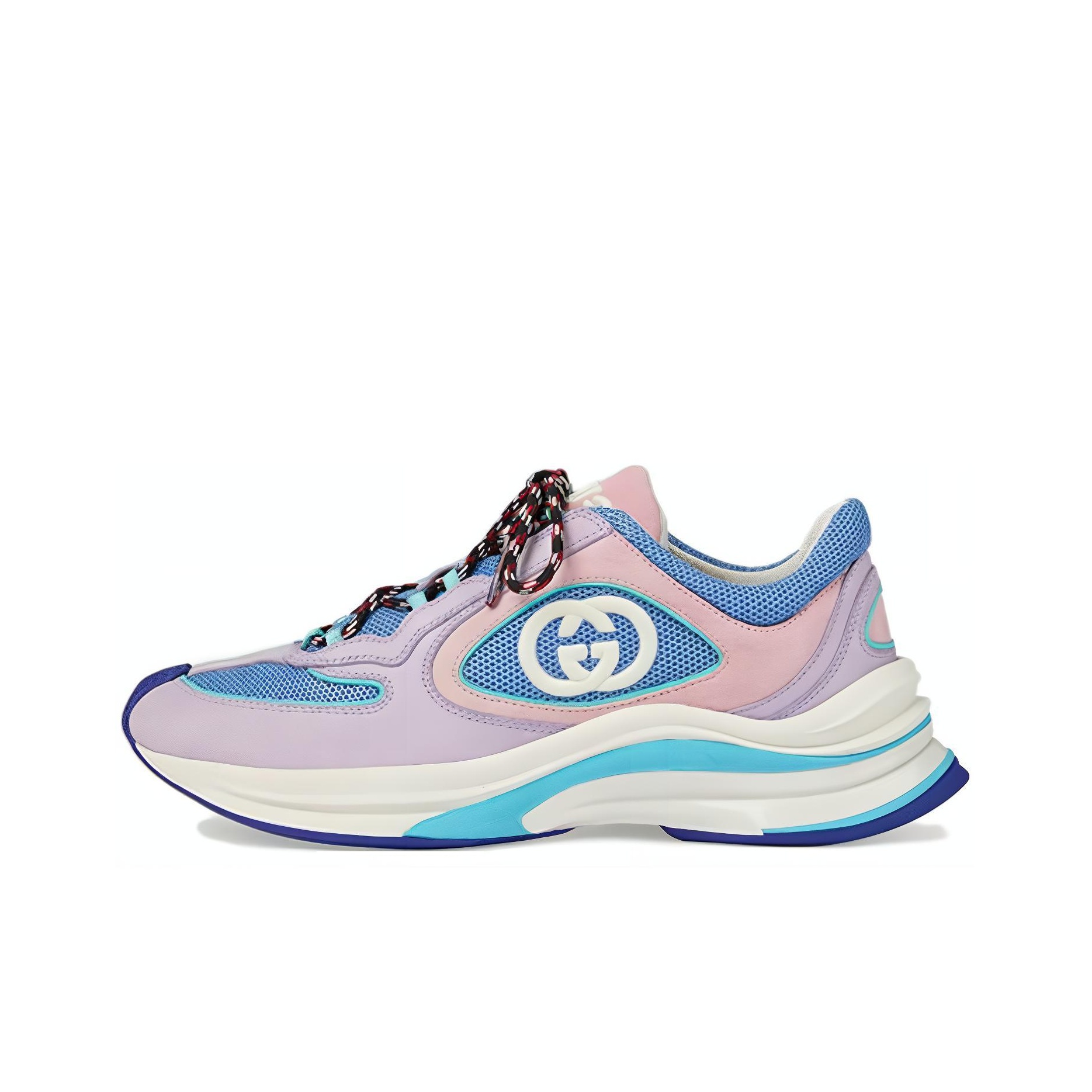 GUCCI Women's Run Sneaker 'Lilac Suede' Women's - POIZON