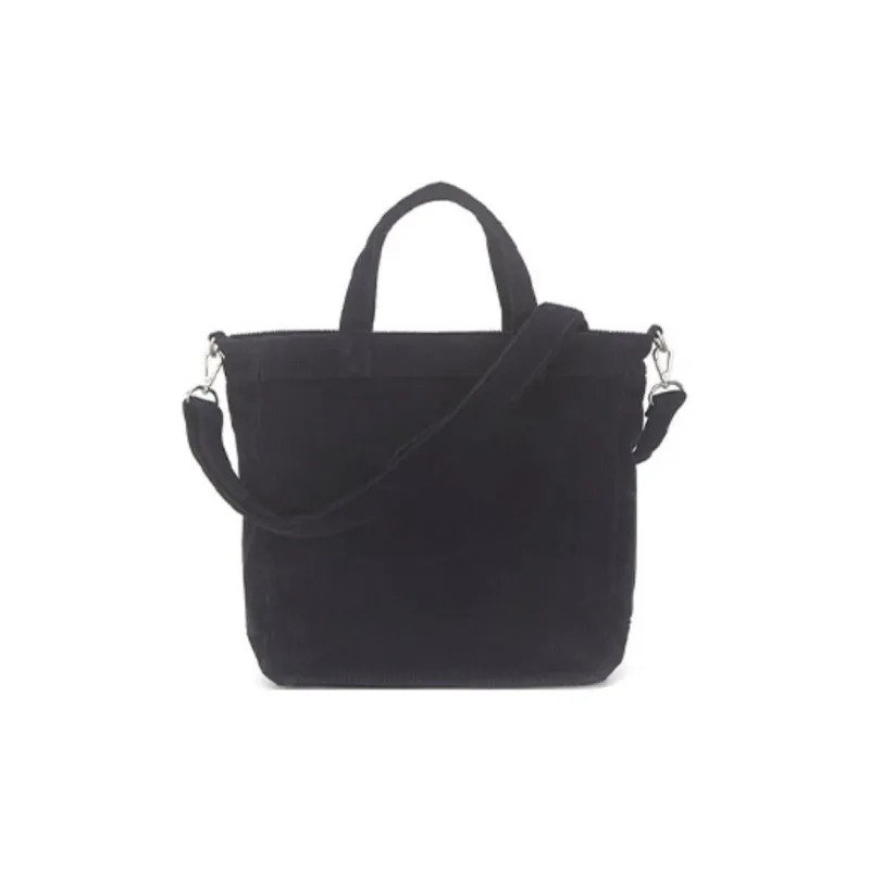 KANGOL Cotton Tote Bag Shopping Bag Shoulder Bag Handbag Women's Dark Marine Blue-2