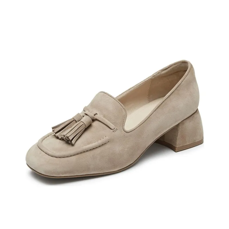 Joypeace Loafers Women's Brown/Gray-6