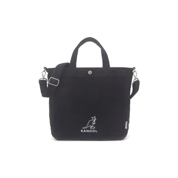 KANGOL Cotton Tote Bag Shopping Bag Shoulder Bag Handbag Women's Dark Marine Blue