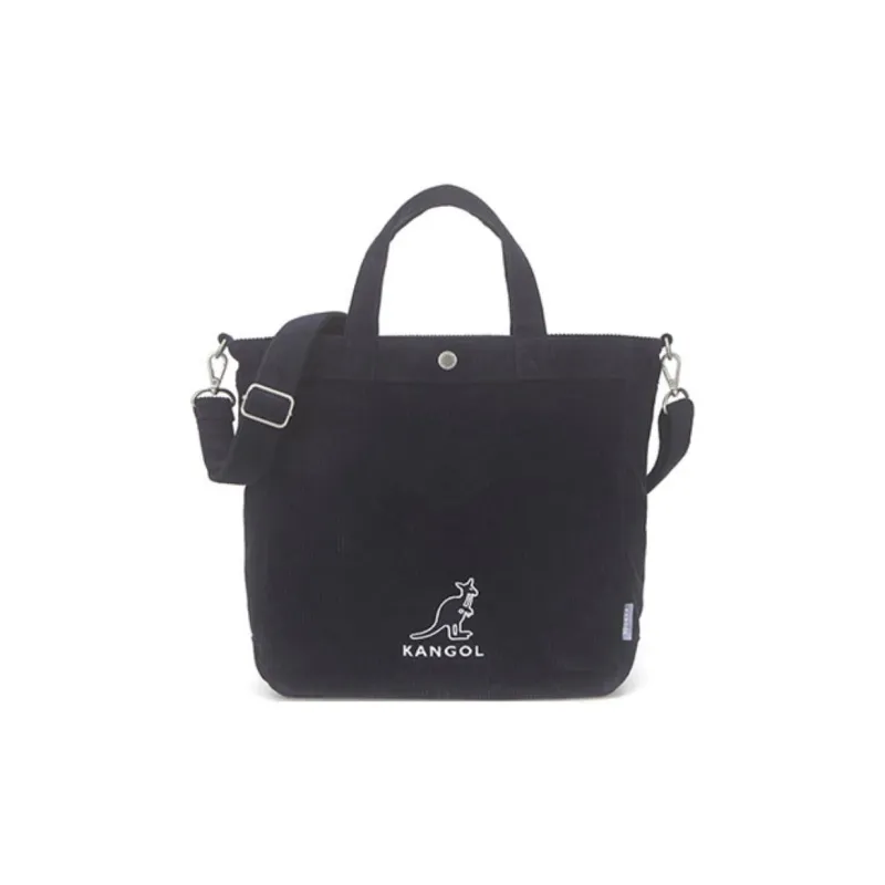 KANGOL Cotton Tote Bag Shopping Bag Shoulder Bag Handbag Women's Dark Marine Blue-0