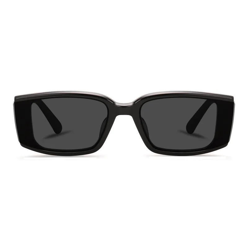 PULAIS Plate Frame Square Sunglasses Unisex-1