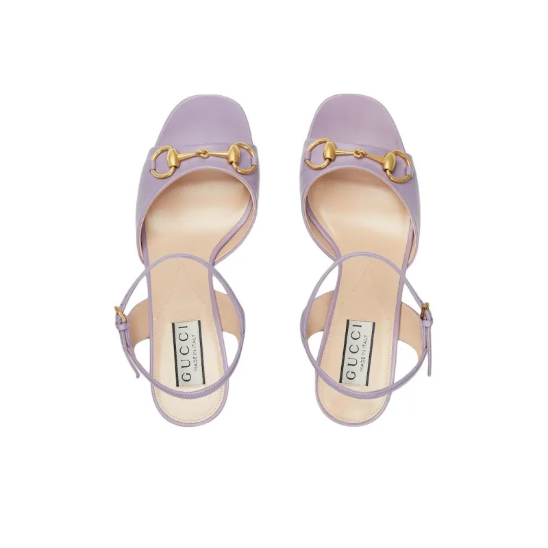GUCCI One Strap Sandals Women's Purple-3