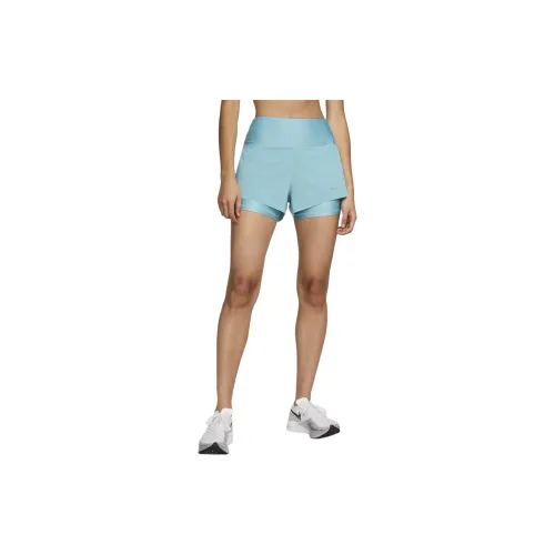 Nike Sports Shorts Women's Denim Turquoise Color