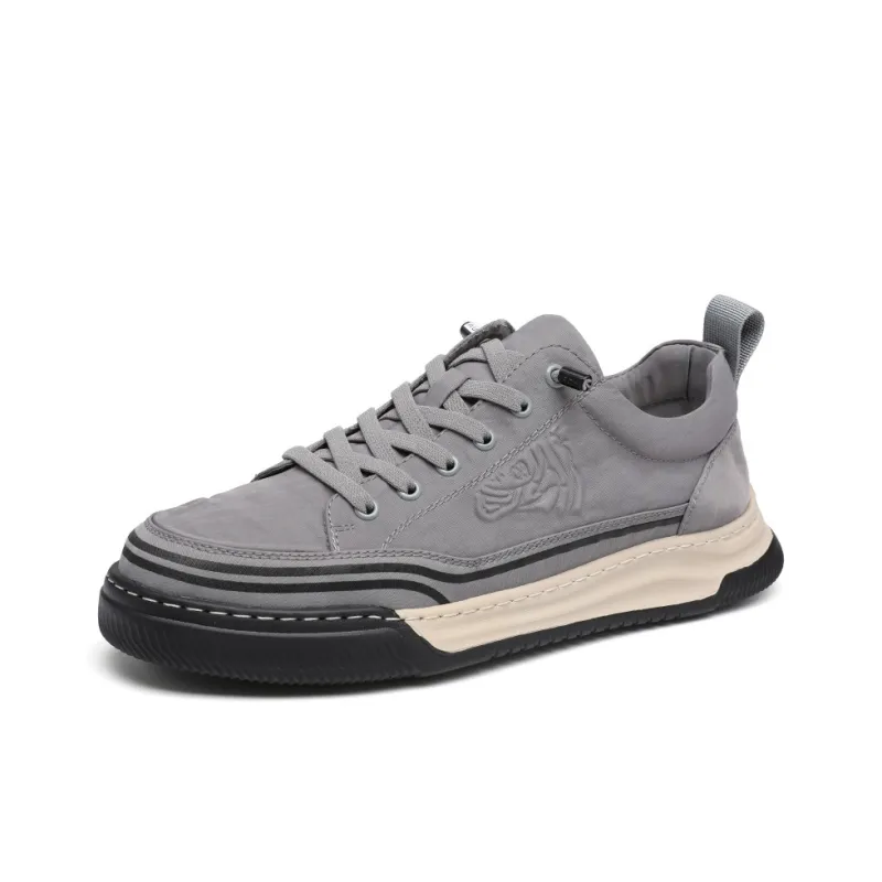 Devanro Moisture Wicking Wear Resistant Breathable Quick Drying Slip Resistant Low Top Canvas Shoes Men's-5