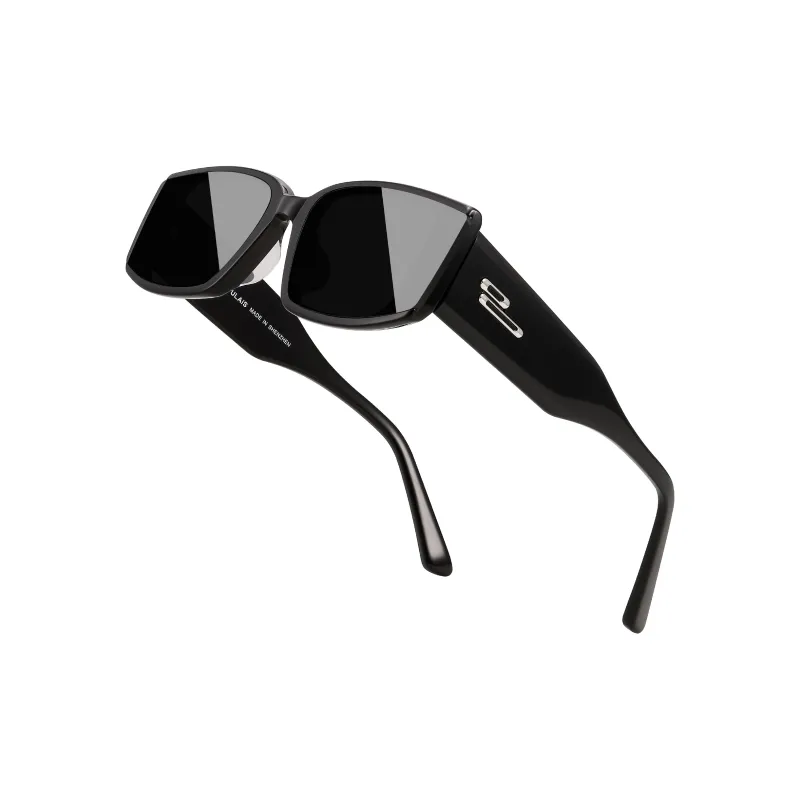 PULAIS Plate Frame Square Sunglasses Unisex-4