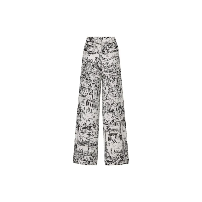 DIOR SS24 Casual Pants Women's Black-1