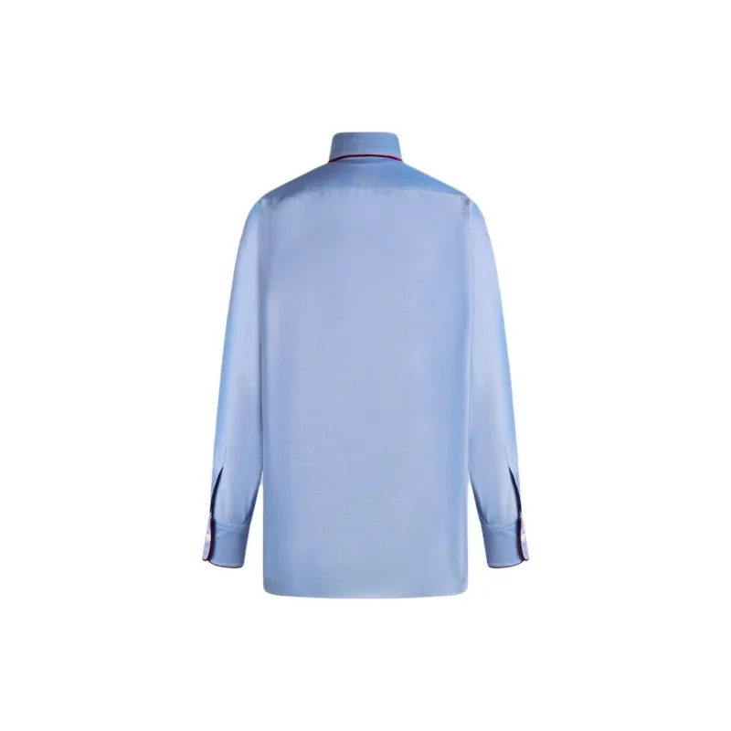 ETRO Pegaso Embroidered Oxford Shirt-1