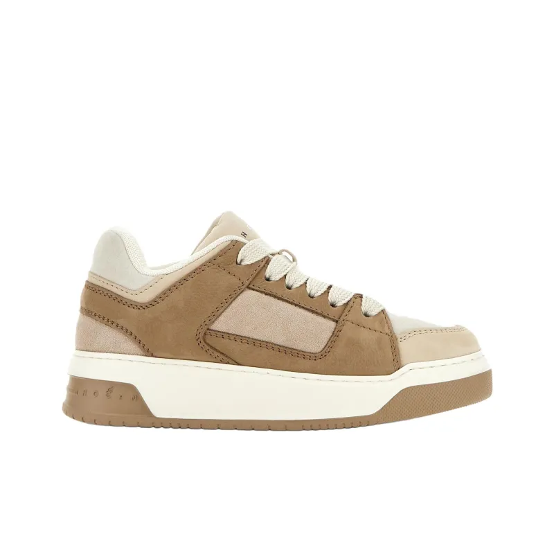 HOGAN Chamallow Low-Top Skateboard Shoes 5.8cm Women's Light Brown-1