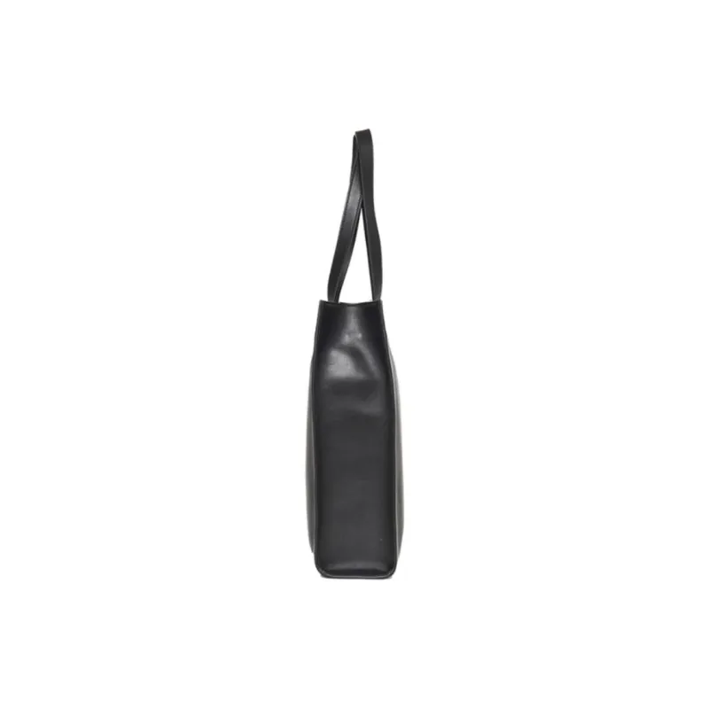 BALLY Cow Leather Tote Bag Shopping Bag Handbag Shoulder Bag Women's Black-2
