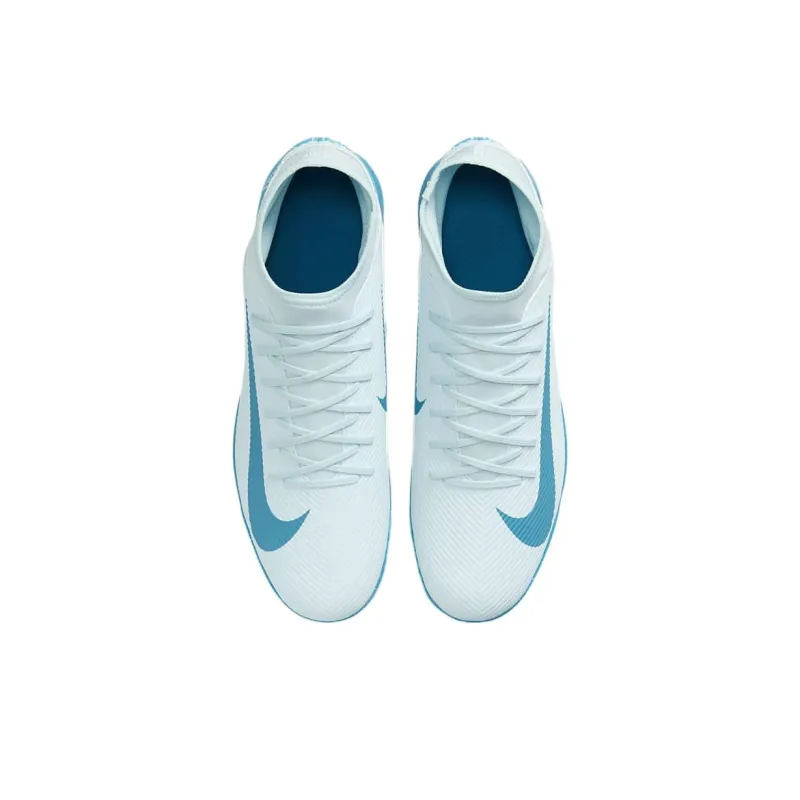 Nike Mercurial Superfly 10 Artificial Ground Anti Slip Wear Resistant Soccer Shoes Men's Blue-3