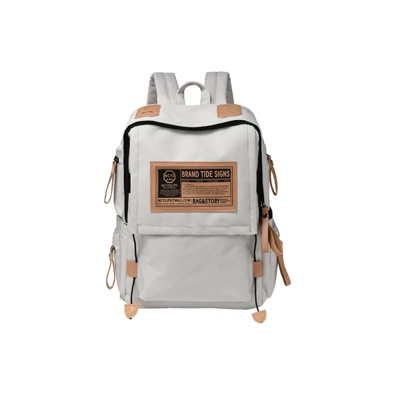 Yohji Kimura Oxford Backpack Regular Unisex Red/Gray/Navy Blue/Black-9