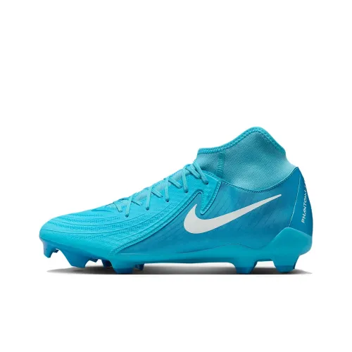 Nike Phantom Luna 2 Soccer Shoes Men High-Top Angry Blue/White