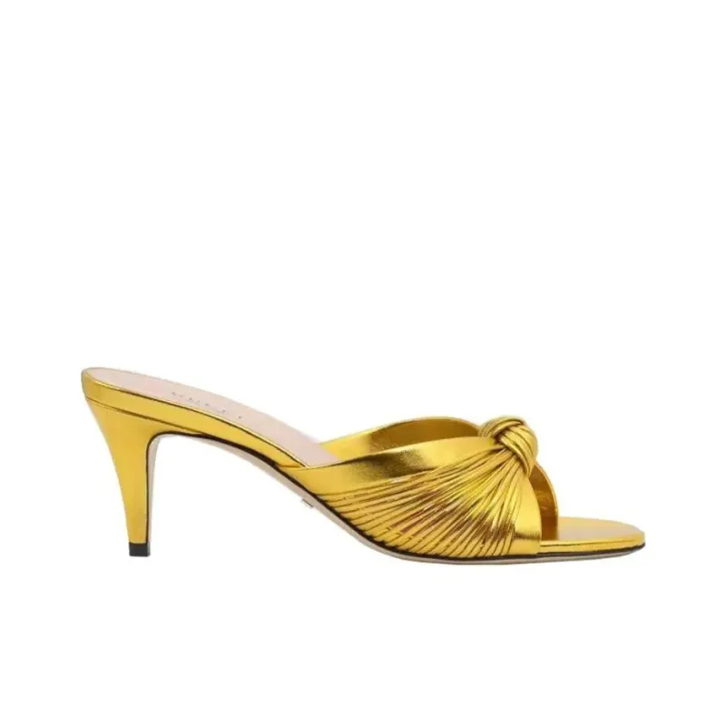 GUCCI Knot Detail Sandals-1