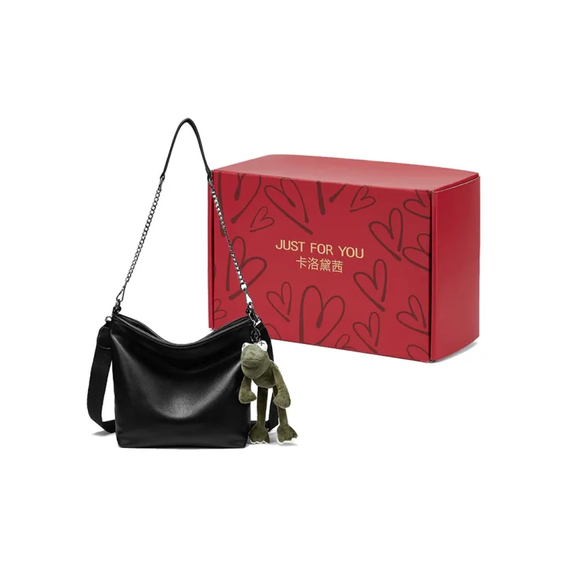 CORALDAISY Synthetic Leather Shoulder Bag, Crossbody Bag, Chain Bag Tubas Women's Obsidian Black-7