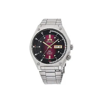 ORIENT Automatic Mechanical Movement Stainless Steel Strap Watch 41.7mm Men's Watches Red Watch Dial