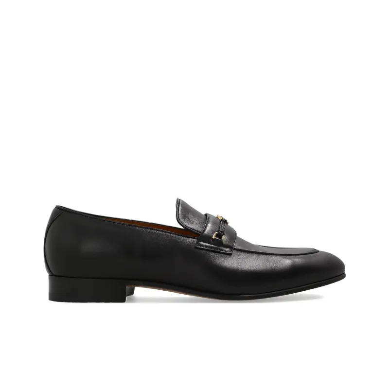 GUCCI Interlocking Men's Casual Shoes 2cm Men's Black-2