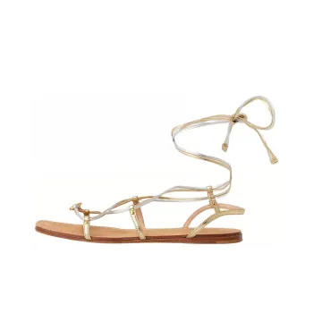 GUCCI Strap Sandals Women's Gold