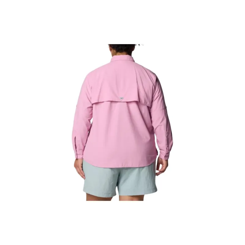 Columbia PFG Bahama Women's Long Sleeve Shirt Shirt Women's Pink-1