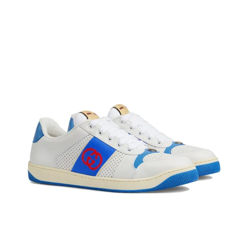 GUCCI Screener 'Interlocking G White Blue'-2