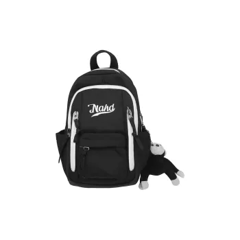 Cwatcun Nylon Sling Bag Unisex Black/Khaki/White Red/White Green/White Blue