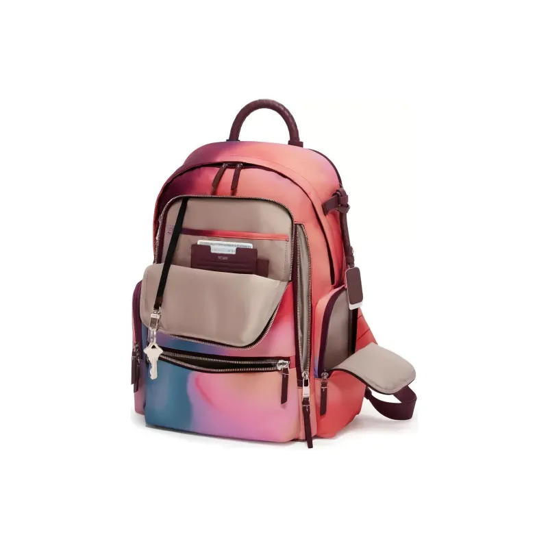 TUMI Fabric Backpack Women's Fuchsia Pink-1