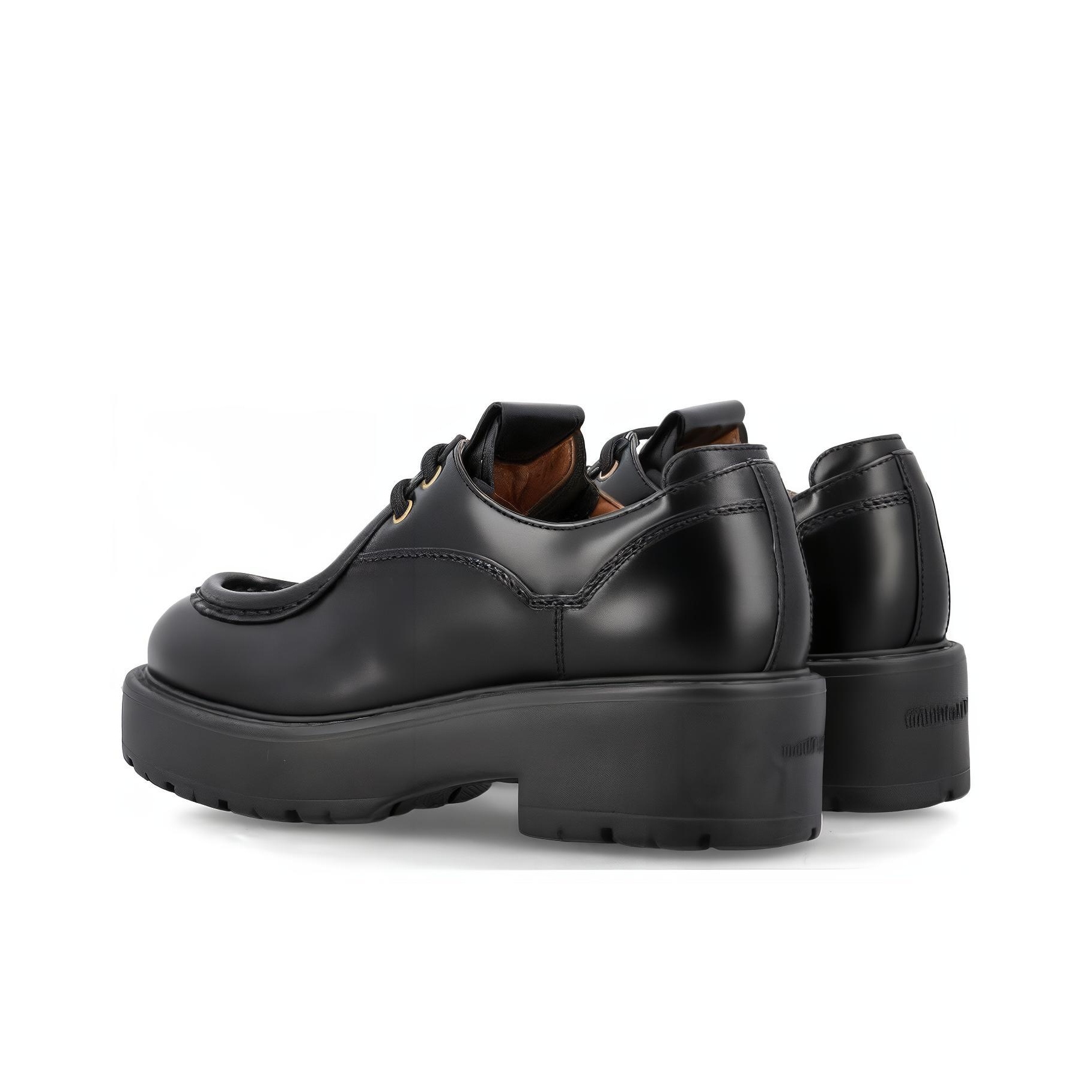 MIU MIU Loafers Women's Black - POIZON
