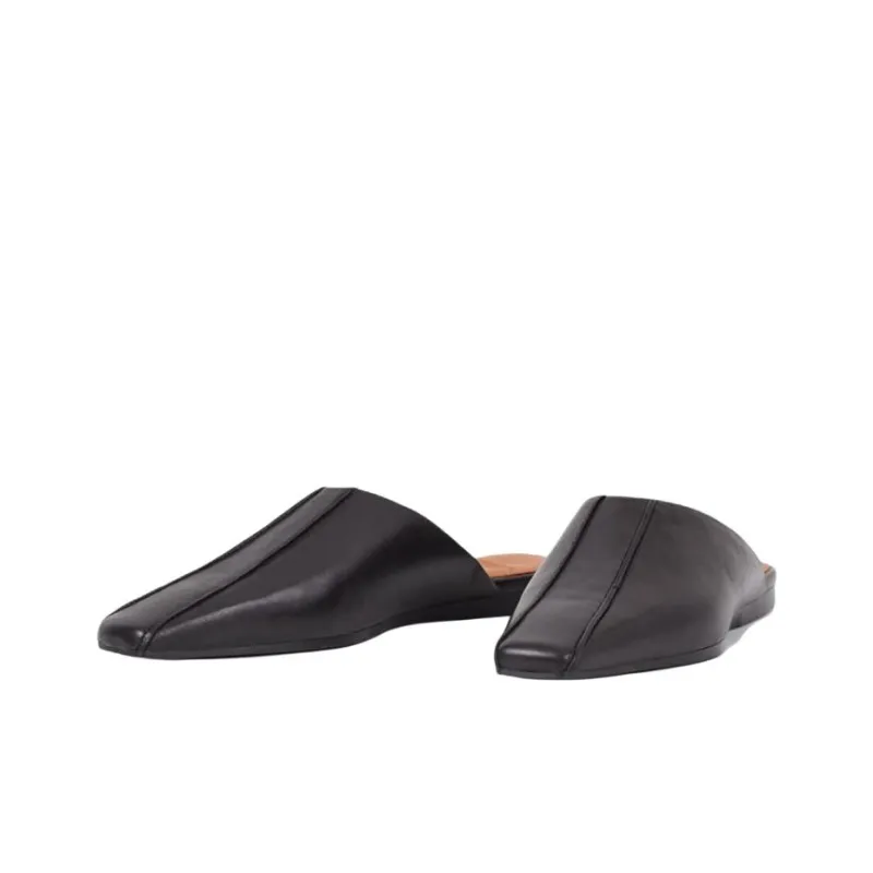 VAGABOND SHOEMAKERS Slip-Resistant Wrap-toe Slippers Women's Black-2