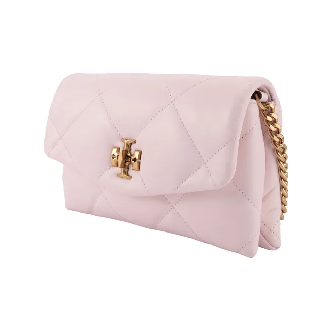 TORY BURCH Kira Leather Shoulder Bag Crossbody Bag Wallet Regular Women's Pink-3