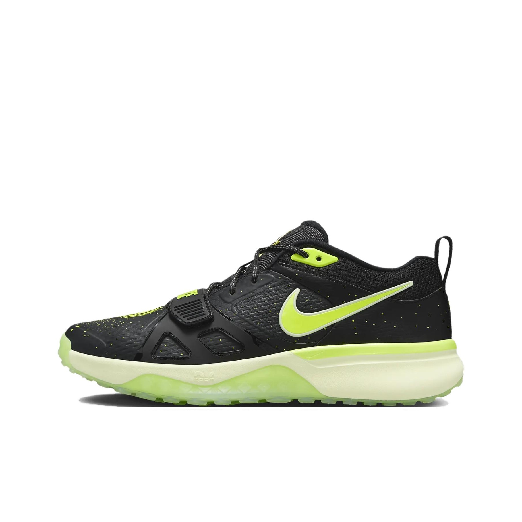 Nike Air Zoom Diamond Training Shoes Unisex Low Top White Neon Yellow Black POIZON