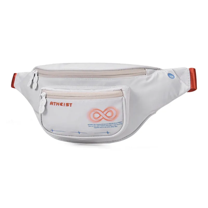 8atheist Polyester One Shoulder Crossbody Bag, Sling Bag, Fanny Pack Regular Unisex Beige-1
