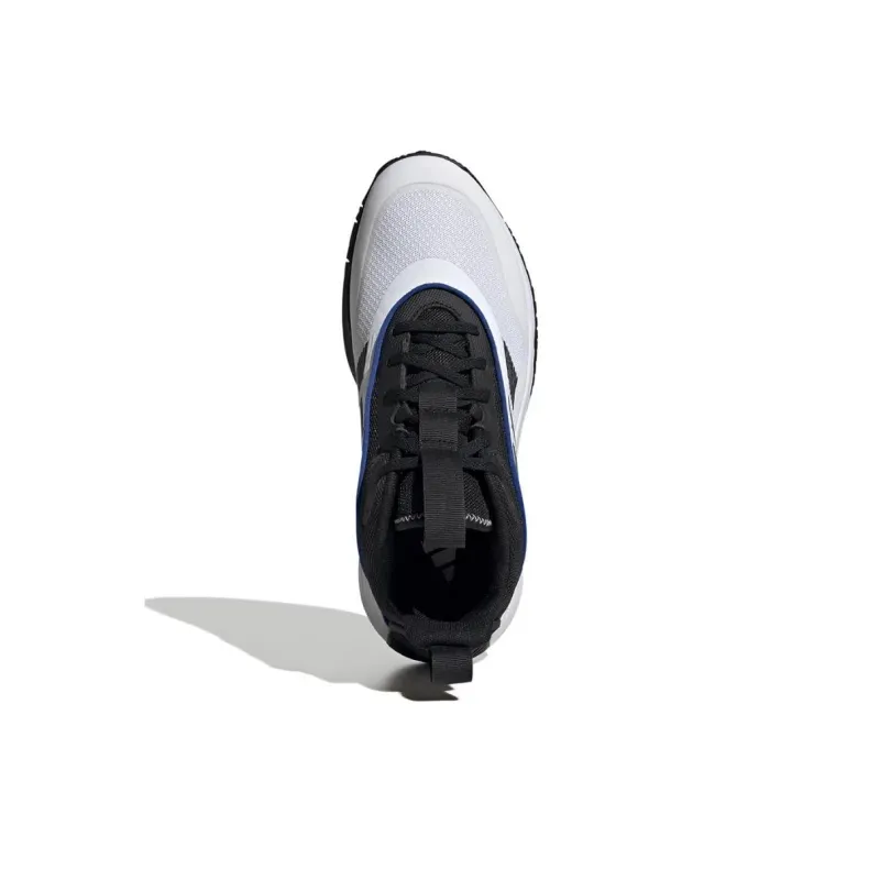 Adidas OwnTheGame Anti Slip And Wear Resistant Breathable Low Top Basketball Shoes Men's White Black-4