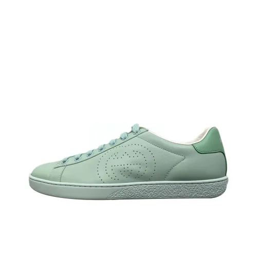 GUCCI Ace Interlocking G Sneakers Water Green Women's