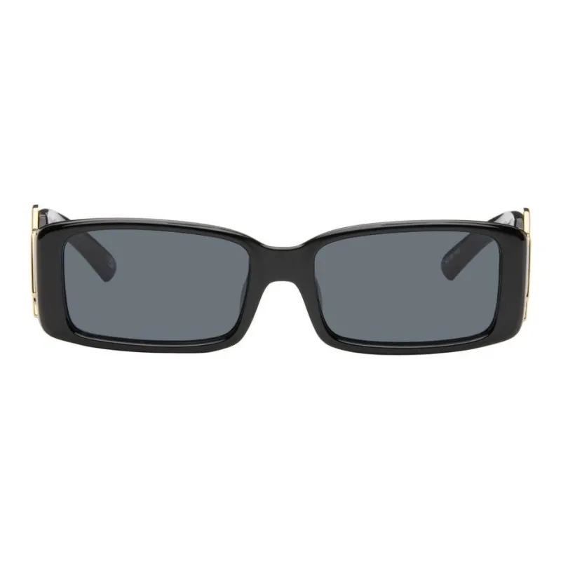 Le Specs Rectangular Sunglasses Women's Black-0