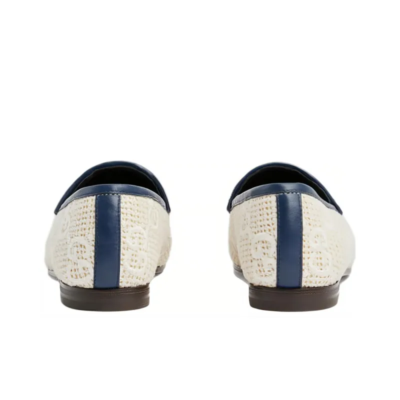 GUCCI Jordaan Loafers Women's White-3