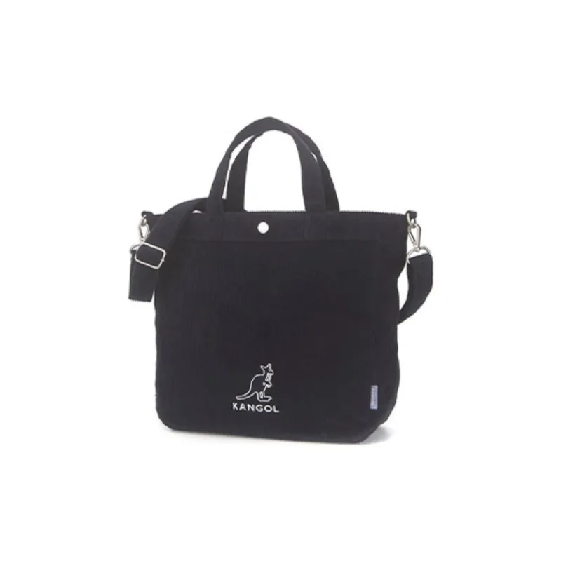 KANGOL Cotton Tote Bag Shopping Bag Shoulder Bag Handbag Women's Dark Marine Blue-1