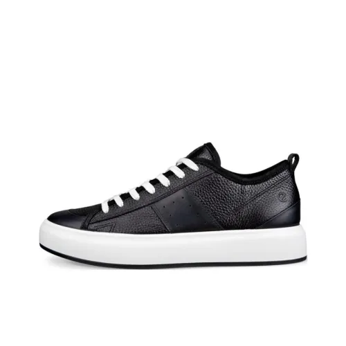 Ecco Low-Top Skateboard Shoes Women's Black