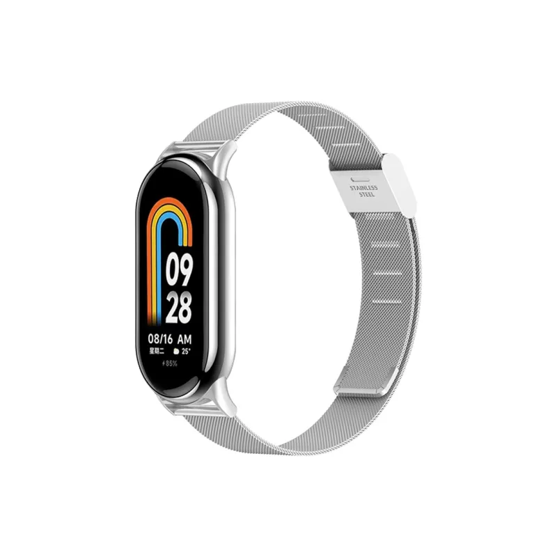 Yu Qing Compatible Xiaomi Smart Band 9/8/7 All NFC Version Smart Wristband Xiaomi Compatibility Watch Band 185mm Metal-1