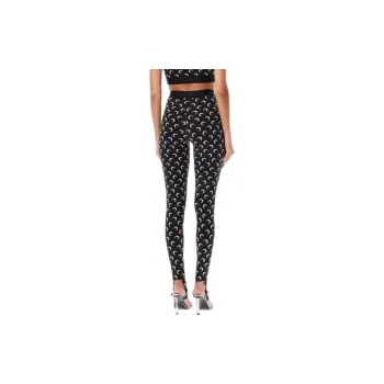 Marine Serre Moon Printed Skinny Cut Leggings
