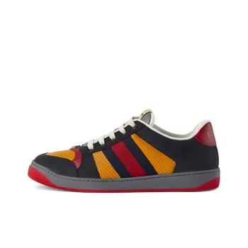 GUCCI Screener Dusty Shoes Low Top Stylish Skateboarding Shoes Men's Black
