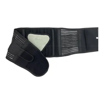 Leading The Way Back Support Braces Fitness Exercises Protective Slip Resistant Black Polyester Unisex
