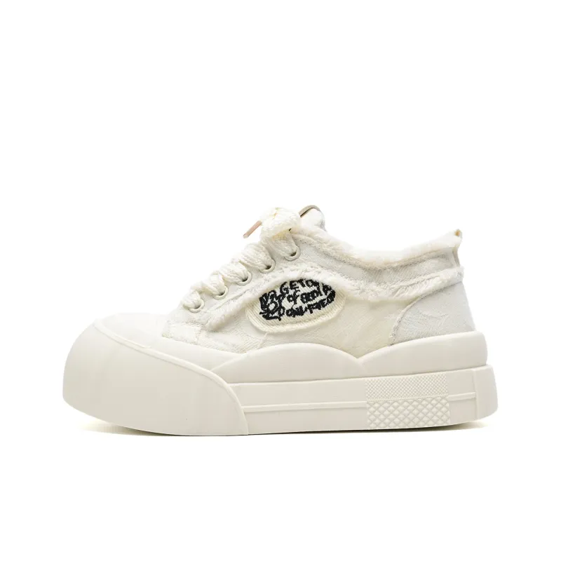 Circle Small Wear Resistant Breathable Height Increasing Coverage Low Top Casual Shoes Women's-1